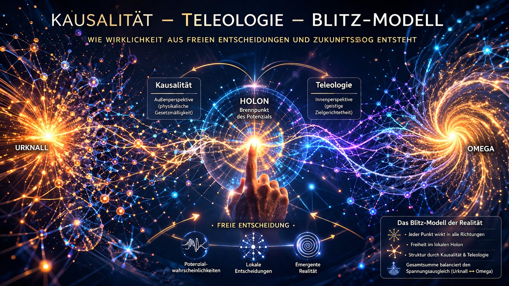 Kausalität und Teleologie – Das Blitz-Modell